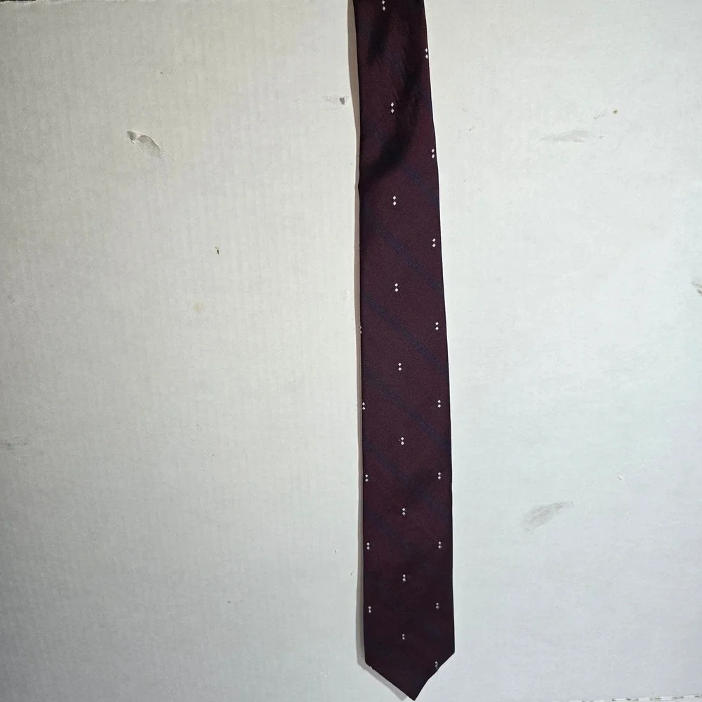 VINTAGE Maroon & Navy KUPPENHEIMER Men's Tie‎